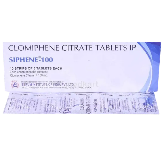 siphene 100mg tablet 5's